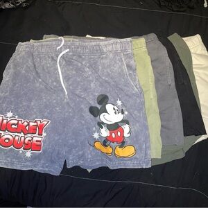 6 pairs of no boundaries shorts size 2XL Mickey Mouse Graphic Shorts